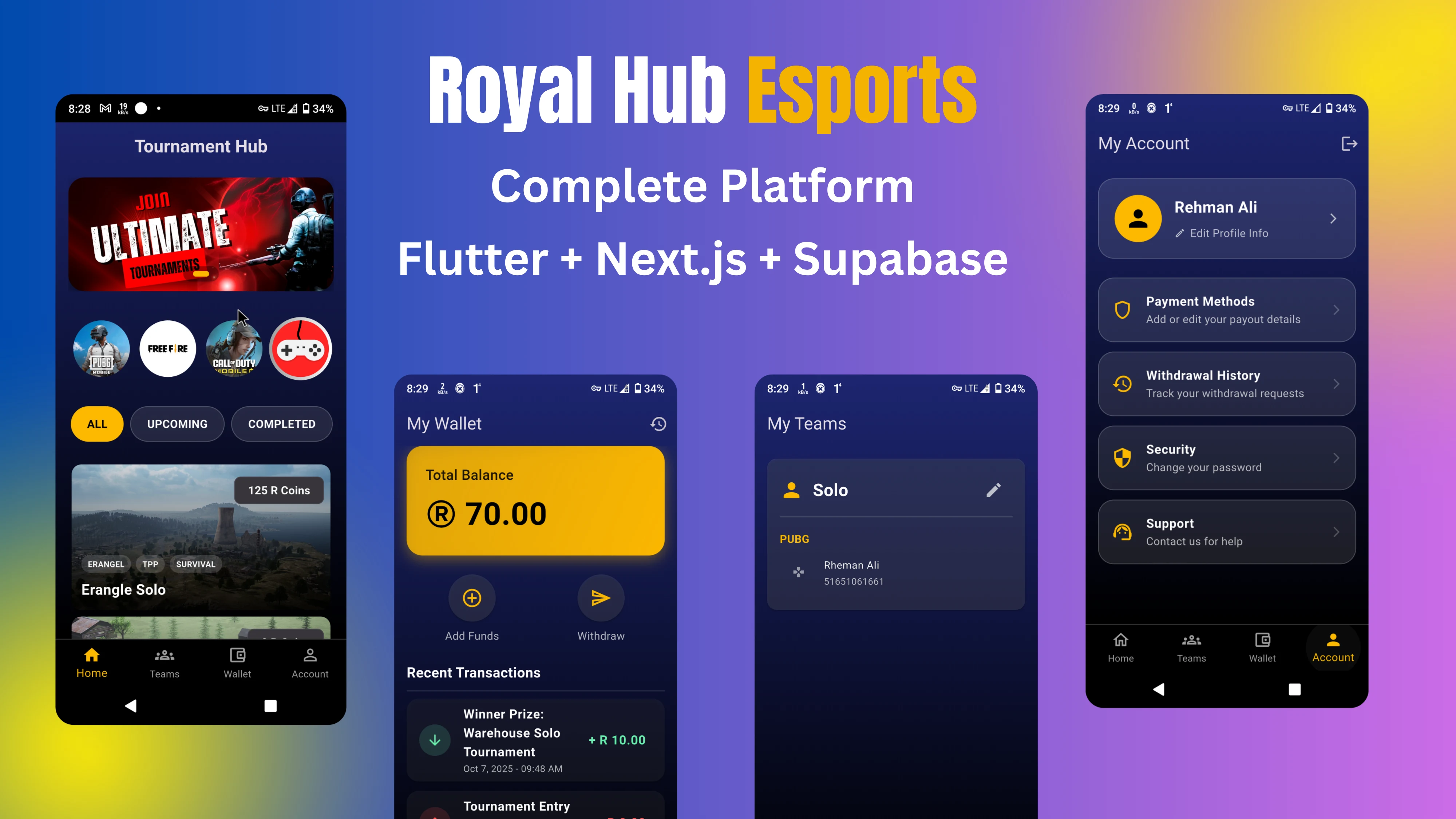 RH Esports Platform